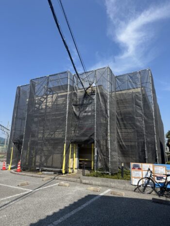 彦根市　アパート塗装工事